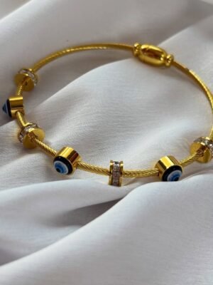 Aurelia Luxe Evil Eye Anti-Tarnish Bracelet