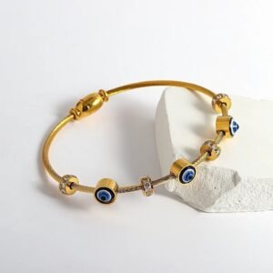 Evil Eye Anti-Tarnish Bracelet