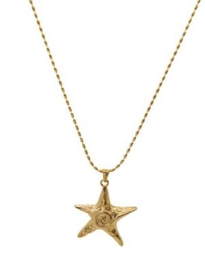 Aurelia Luxe™ Golden Starfish Necklace