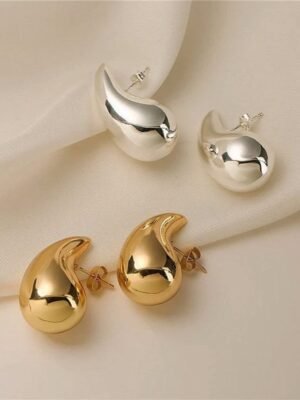 Aurelia Luxe™ Crescent Drop Stud Earrings