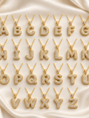 Aurelia Luxe™ Crystal Initial Pendant Necklace