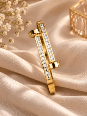 Aurelia Luxe™ Celeste Crystal Bar Bracelet – Size 14