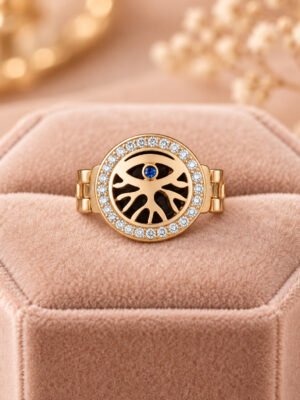 Aurelia Luxe Evil Eye Luxe Ring