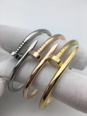 Aurelia Luxe Open Cuff Nail Anti-Tarnish Bracelet
